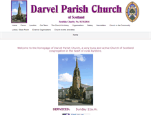 Tablet Screenshot of darvelparishchurch.org